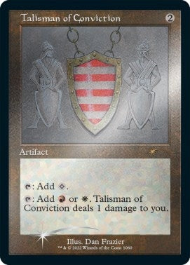 Image for Talisman of Conviction (Retro Frame) (Foil Etched) (1060) - Magic: The Gathering