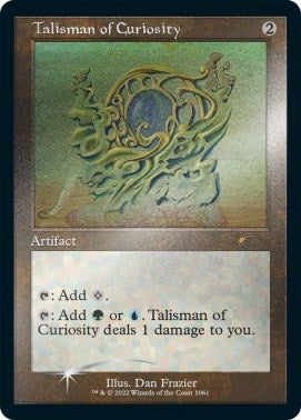 Image for Talisman of Curiosity (Retro Frame) (Foil Etched) (1061) - Magic: The Gathering