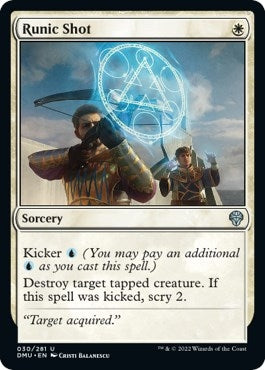 Image for Runic Shot (30) (DMU) - Magic: The Gathering
