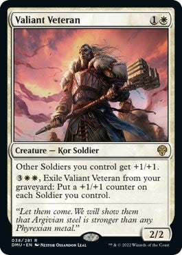 Image for Valiant Veteran (38) - Magic: The Gathering