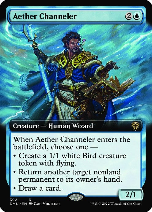 Image for Aether Channeler (Extended Art) (392) (DMU) - Magic: The Gathering