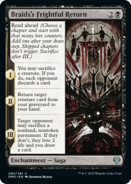 Image for Braids's Frightful Return (85) - Magic: The Gathering