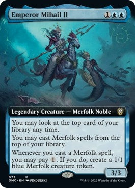 Image for Emperor Mihail II (Extended Art) (73) - Magic: The Gathering