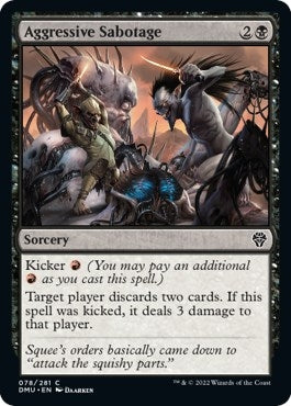 Image for Aggressive Sabotage (78) (DMU) - Magic: The Gathering