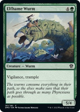 Image for Elfhame Wurm (161) (DMU) - Magic: The Gathering