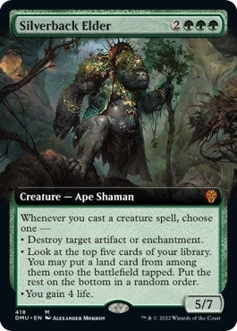 Image for Silverback Elder (Extended Art) (418) - Magic: The Gathering