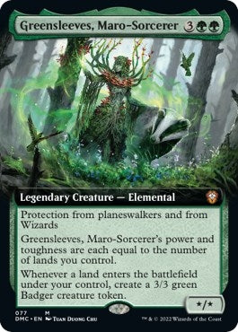 Image for Greensleeves, Maro-Sorcerer (Extended Art) (77) - Magic: The Gathering
