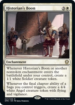Image for Historian's Boon (21) - Magic: The Gathering