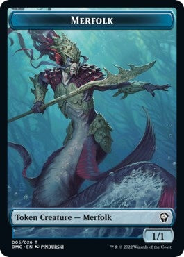 Image for Merfolk Token (5) - Magic: The Gathering