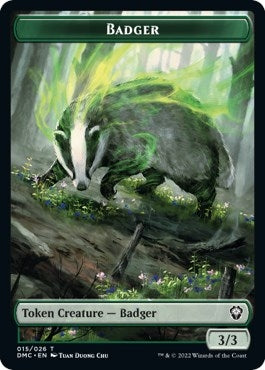Image for Badger Token (15) (DMC) - Magic: The Gathering