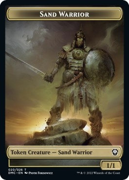Image for Sand Warrior Token (20) - Magic: The Gathering