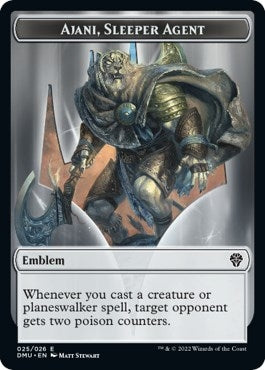 Image for Emblem - Ajani, Sleeper Agent (25) (DMU) - Magic: The Gathering