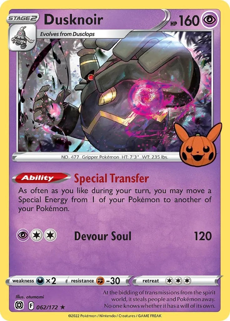 Image for Dusknoir (062/172) (TTBB) - Pokemon