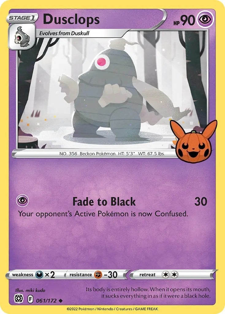 Image for Dusclops (061/172) (TTBB) - Pokemon