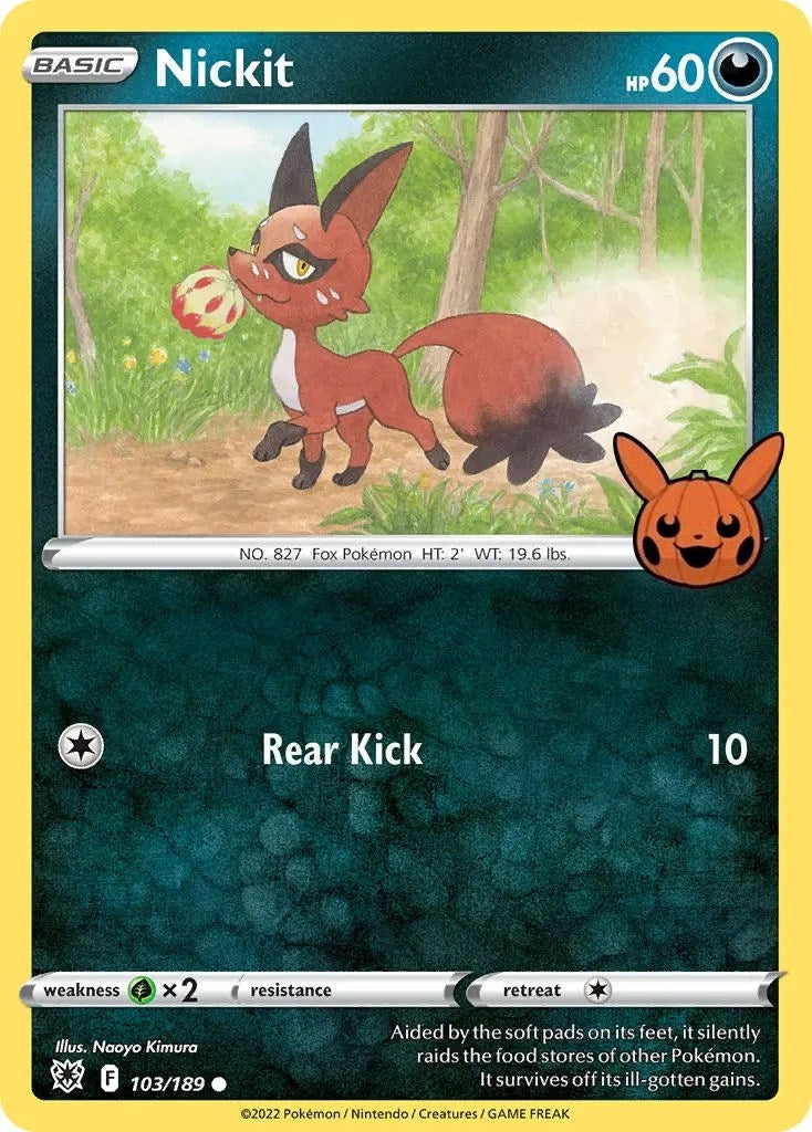 Image for Nickit (103/189) (TTBB) - Pokemon