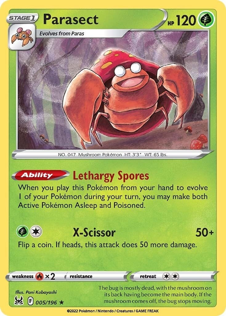 Image for Parasect (005/196) (SWSH11) - Pokemon