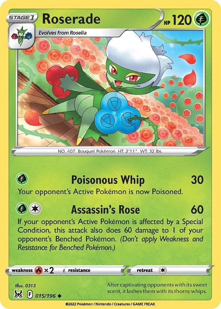 Image for Roserade (015/196) (SWSH11) - Pokemon
