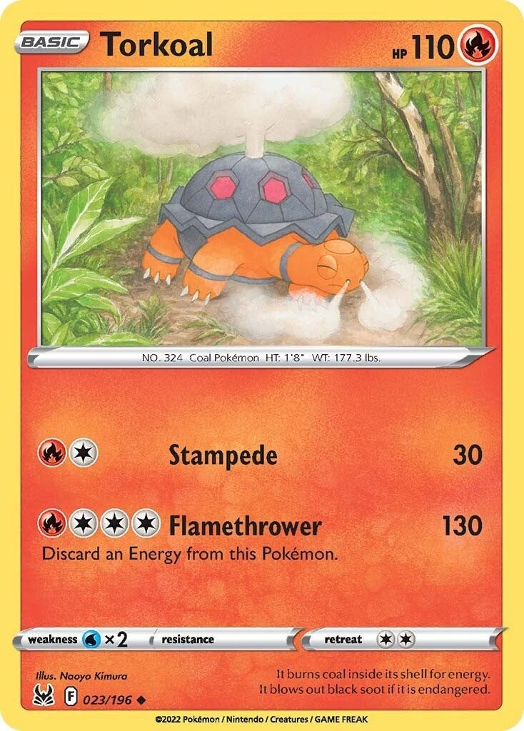 Image for Torkoal (023/196) (SWSH11) - Pokemon