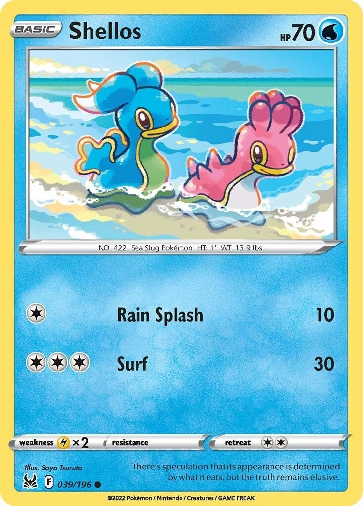 Image for Shellos (039/196) (SWSH11) - Pokemon