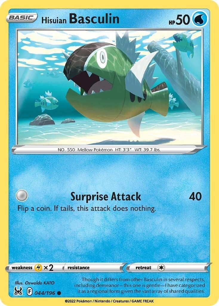 Image for Hisuian Basculin (044/196) (SWSH11) - Pokemon