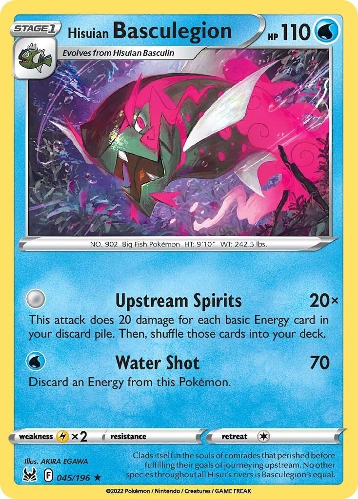 Image for Hisuian Basculegion (045/196) (SWSH11) - Pokemon