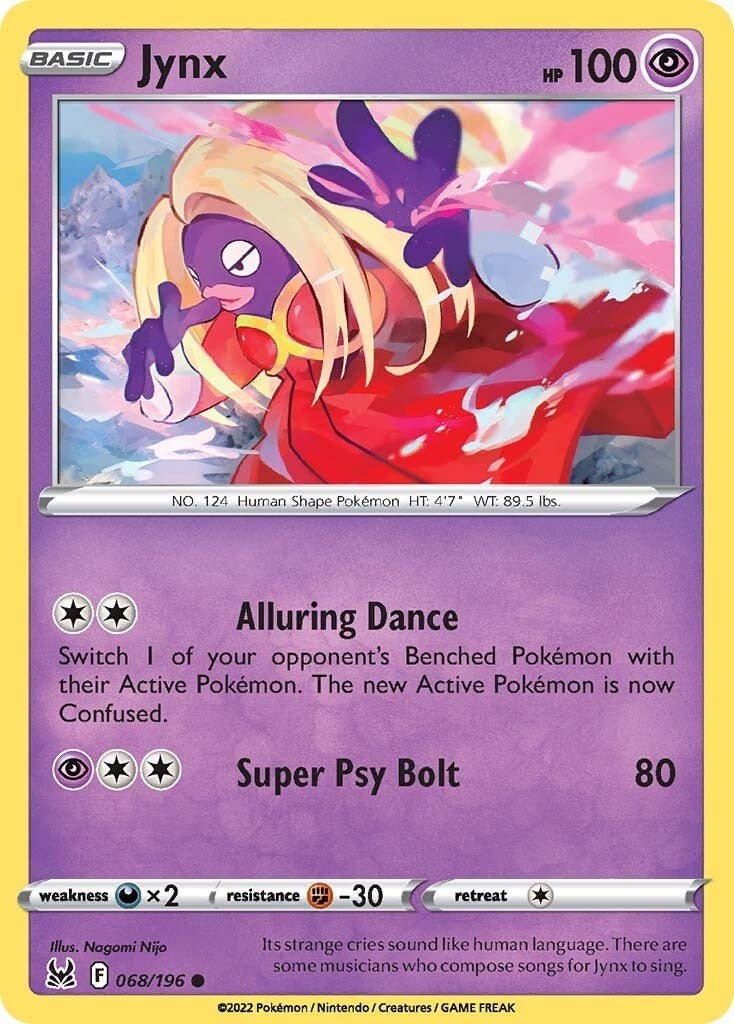 Image for Jynx (068/196) (SWSH11) - Pokemon