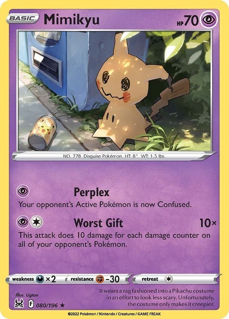 Image for Mimikyu (080/196) (SWSH11) - Pokemon