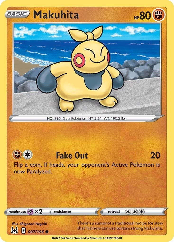 Image for Makuhita (097/196) (SWSH11) - Pokemon