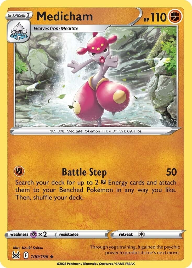 Image for Medicham (100/196) (SWSH11) - Pokemon