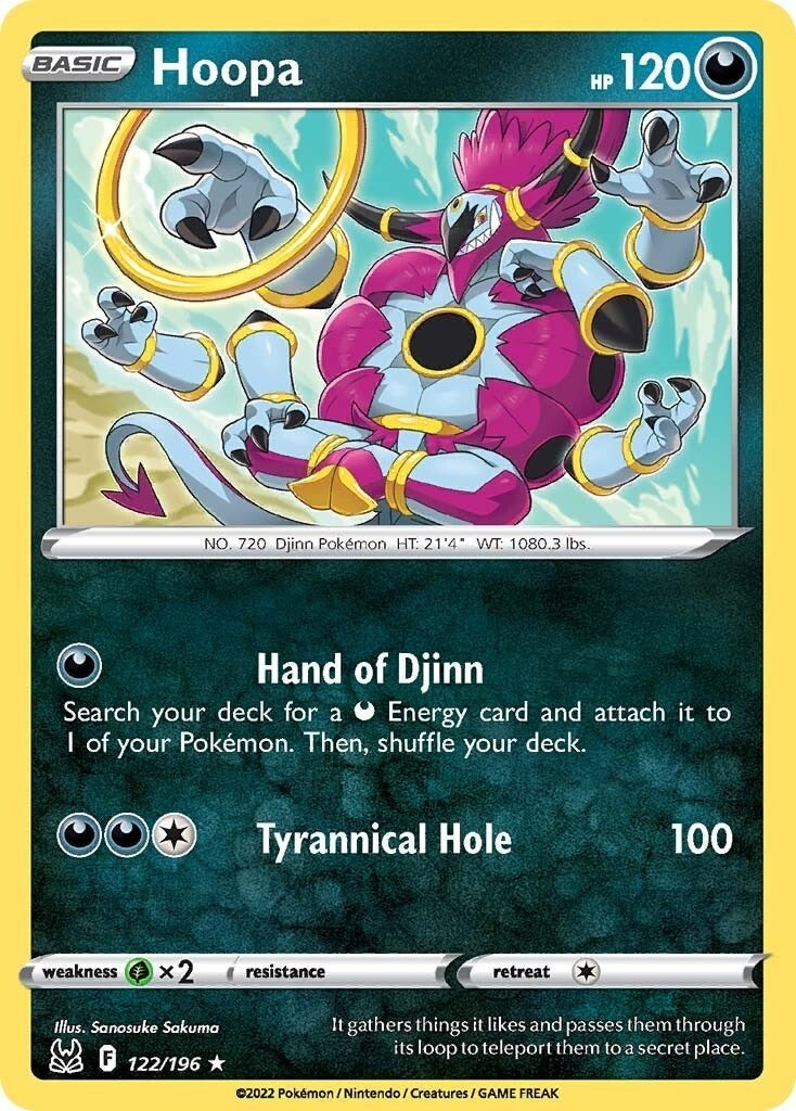 Image for Hoopa (122/196) (SWSH11) - Pokemon