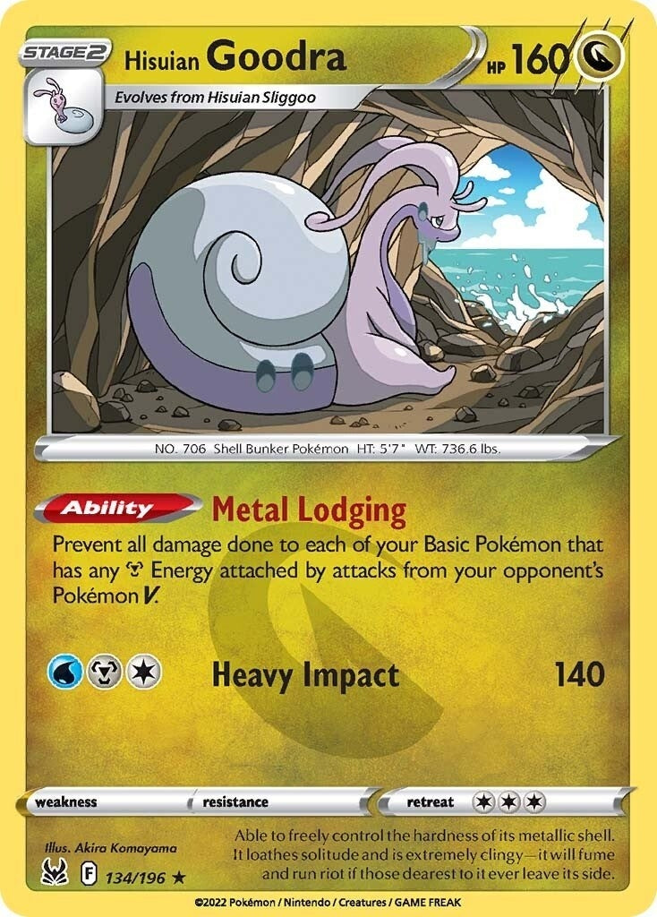 Image for Hisuian Goodra (134/196) (SWSH11) - Pokemon