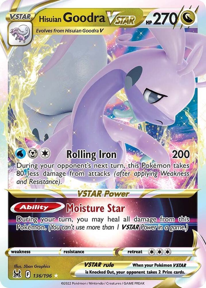 Image for Hisuian Goodra VSTAR (136/196) (SWSH11) - Pokemon