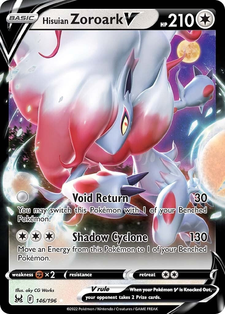 Image for Hisuian Zoroark V (146/196) (SWSH11) - Pokemon