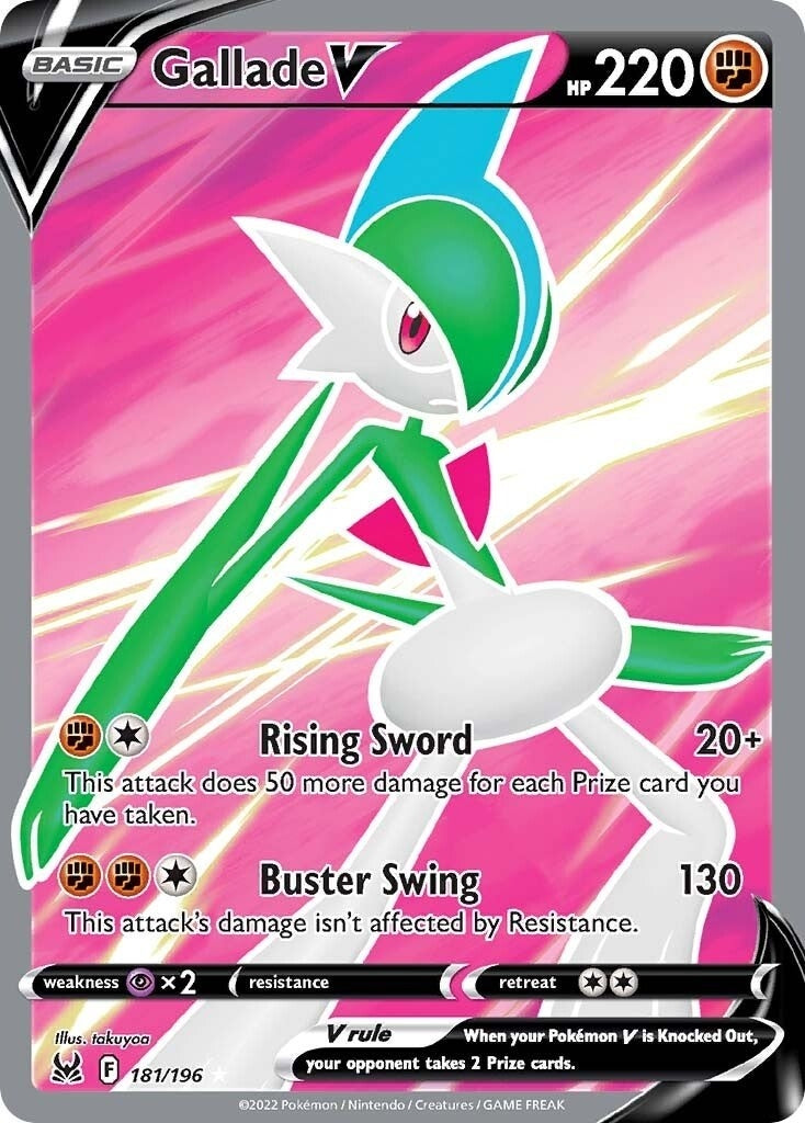 Image for Gallade V (Full Art) (181/196) (SWSH11) - Pokemon