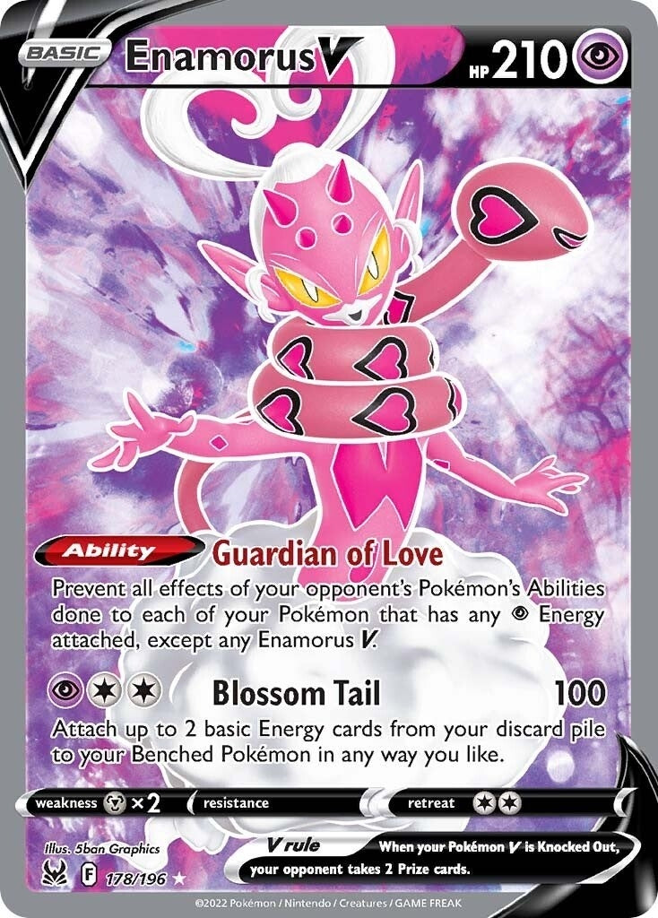 Image for Enamorus V (Full Art) (178/196) (SWSH11) - Pokemon