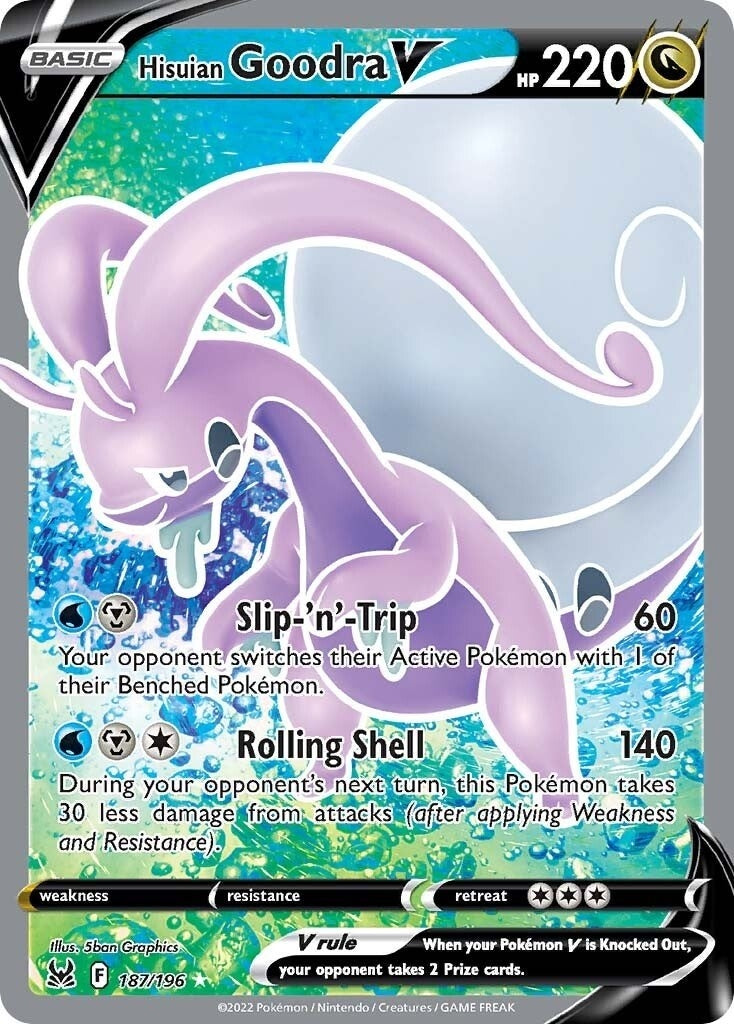 Image for Hisuian Goodra V (Full Art) (187/196) (SWSH11) - Pokemon