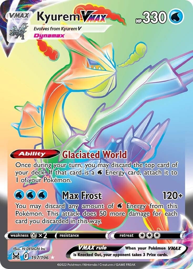 Image for Kyurem VMAX (Secret) (197/196) (SWSH11) - Pokemon