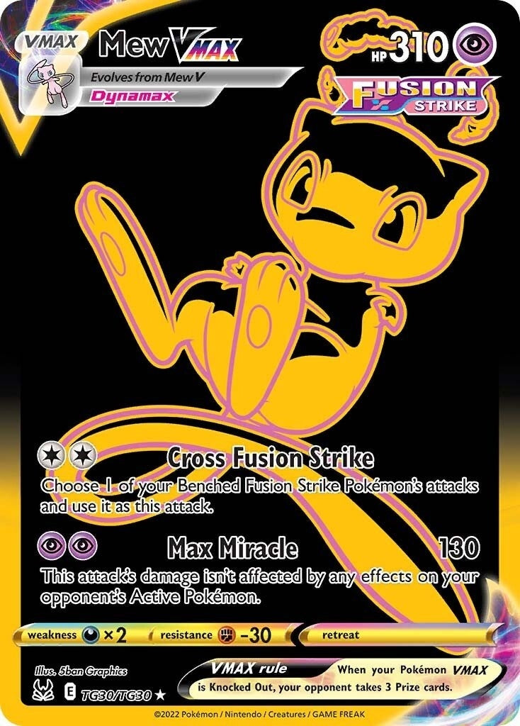 Image for Mew VMAX (Secret) (TG30/TG30) (SWSH11: TG) - Pokemon