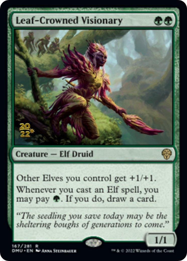 Image for Leaf-Crowned Visionary (167) - Magic: The Gathering