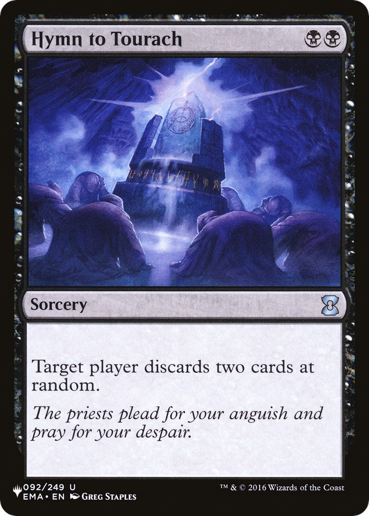 Image for Hymn to Tourach (092/249) (LIST) - Magic: The Gathering