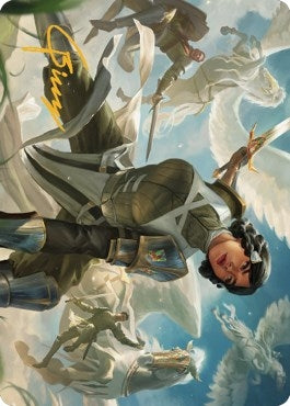 Image for Resolute Reinforcements Art Card (Gold-Stamped Signature) (13) (ASDMU) - Magic: The Gathering