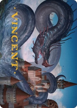 Image for Tolarian Terror Art Card (Gold-Stamped Signature) (18) (ASDMU) - Magic: The Gathering