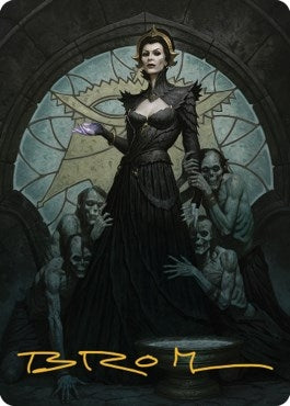 Image for Liliana of the Veil Art Card (Gold-Stamped Signature) (24) (ASDMU) - Magic: The Gathering