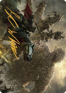 Image for Writhing Necromass Art Card (Gold-Stamped Signature) (27) (ASDMU) - Magic: The Gathering