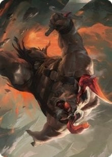 Image for Furious Bellow Art Card (31) (ASDMU) - Magic: The Gathering
