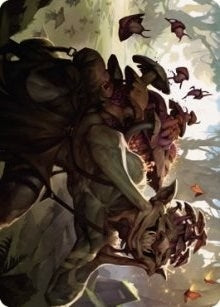 Image for Sprouting Goblin Art Card (38) (ASDMU) - Magic: The Gathering