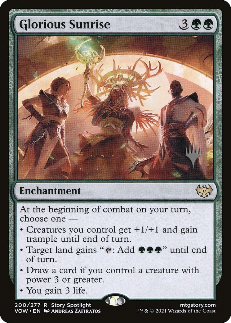 Image for Glorious Sunrise (200) - Magic: The Gathering