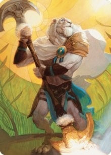 Image for Ajani, Sleeper Agent Art Card (42) (ASDMU) - Magic: The Gathering