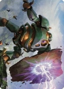 Image for Walking Bulwark Art Card (58) (ASDMU) - Magic: The Gathering