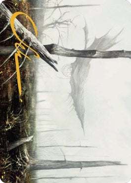 Image for Swamp Art Card (Gold-Stamped Signature) (64) (ASDMU) - Magic: The Gathering